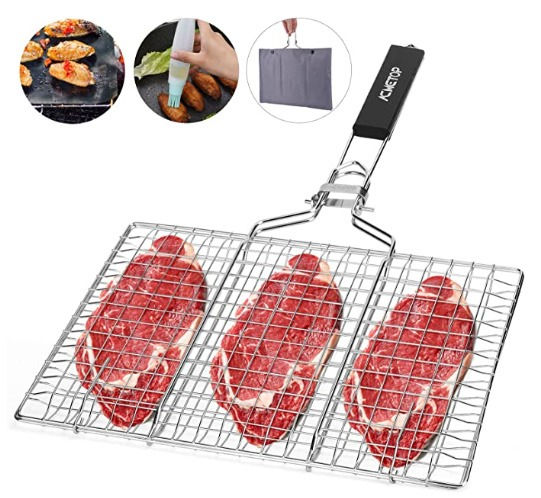 Stainless Steel BBQ Grill Basket