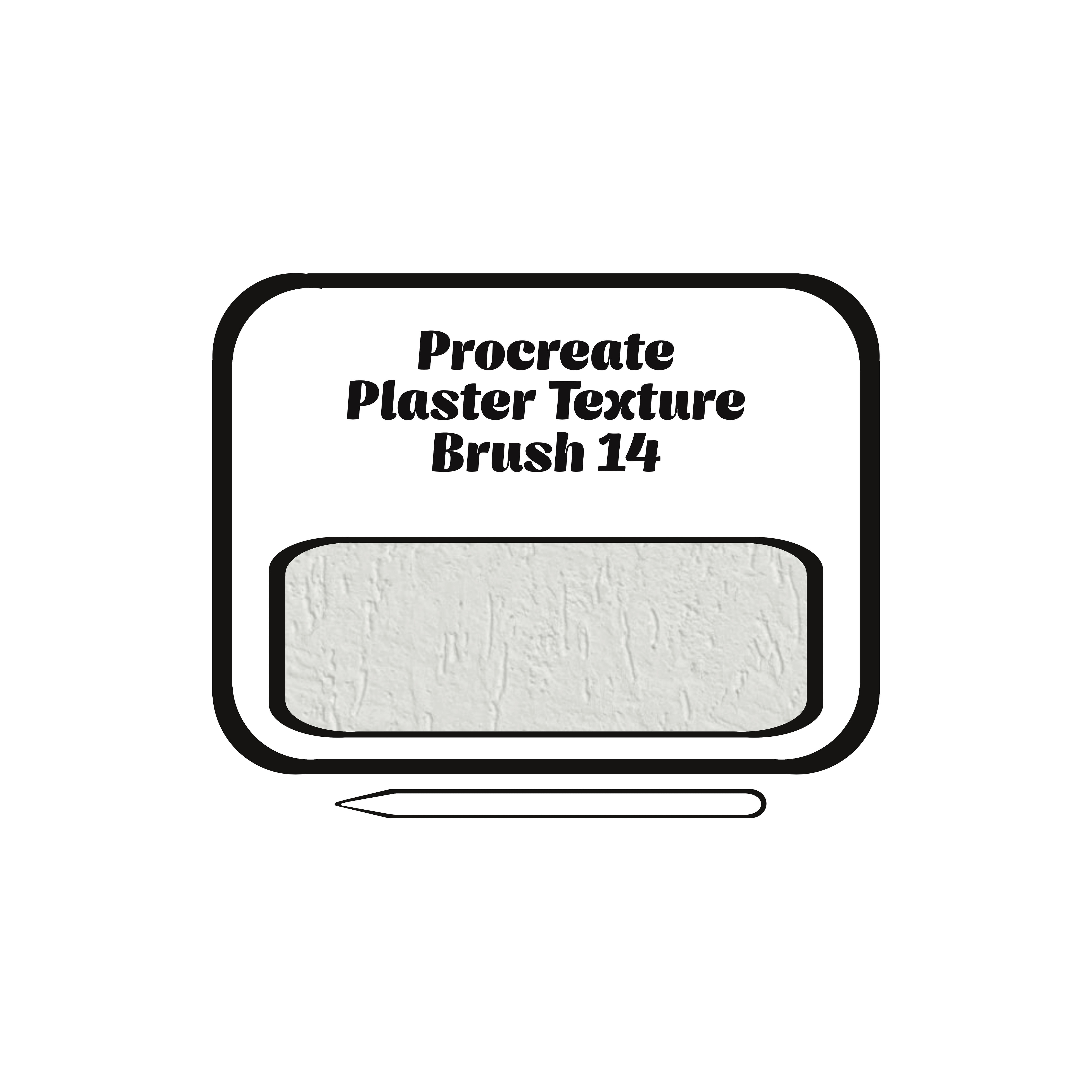 Procreate Plaster Texture Brush 14