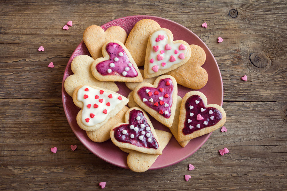 Frosted Heart Cookies