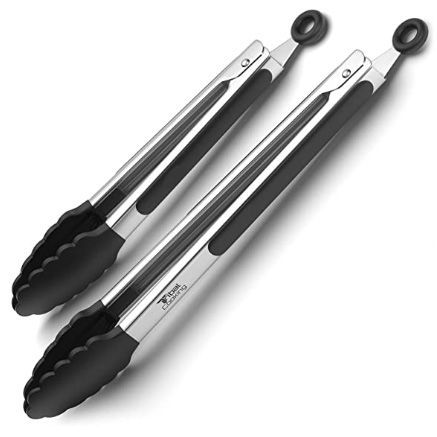 Kitchen Tongs with Silicone Tips
