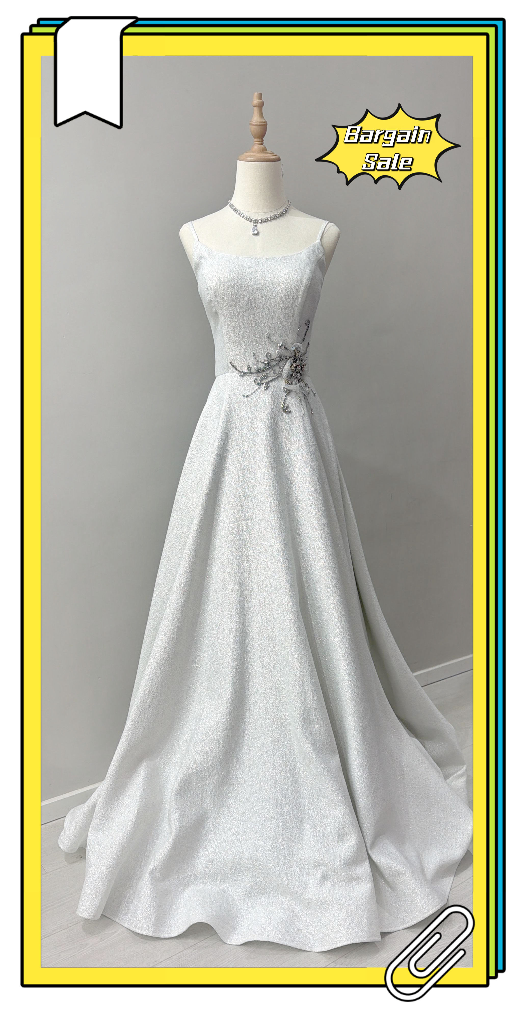 Light wedding dress A-Line Sample Sale