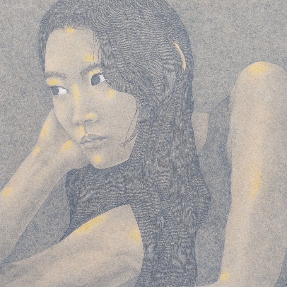 oil pastel drawing by Ellie Cottrell