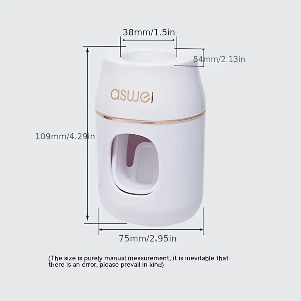Thumbnail: Automatic Wall-Mounted Toothpaste Dispenser and Holder