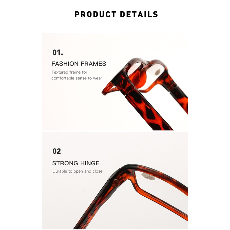 Thumbnail: Reading Glasses Mens Womens Readers 6 PACK Square Frame Unisex Style Specs NEW!