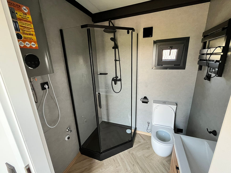 Thumbnail: VOORRAAD UNIT DELUXE KEUKEN + BADKAMER 12,00 x 3,00 meter