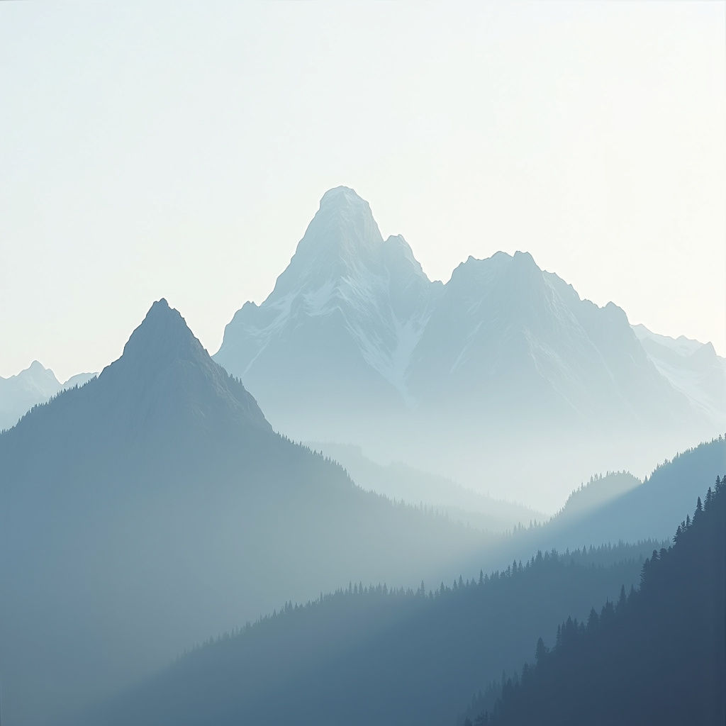 Misty Mountain Morning