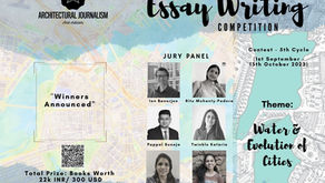 Winners Announced: Architectural Essay Writing, 5th Cycle: ‘Water and the Evolution of Cities’