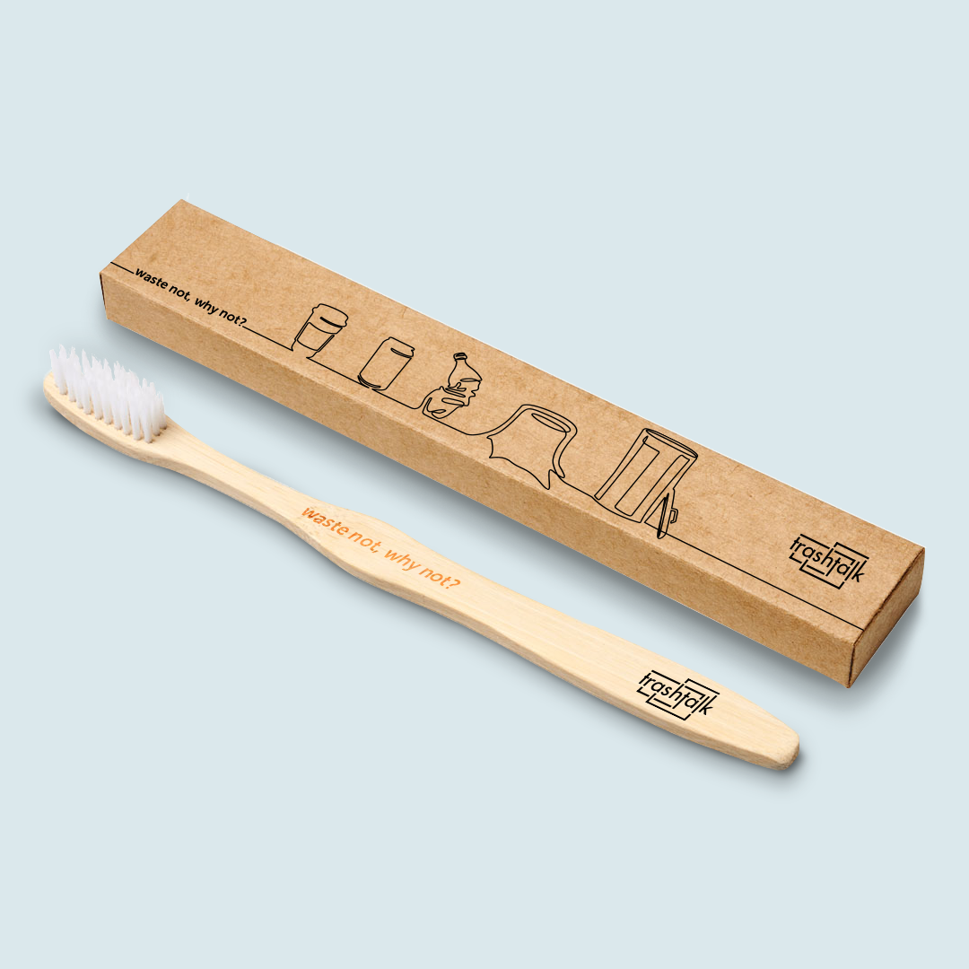 trashtalk bamboo toothbrush