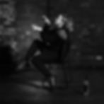 Close-up of performer mid-monologue during community theatre night