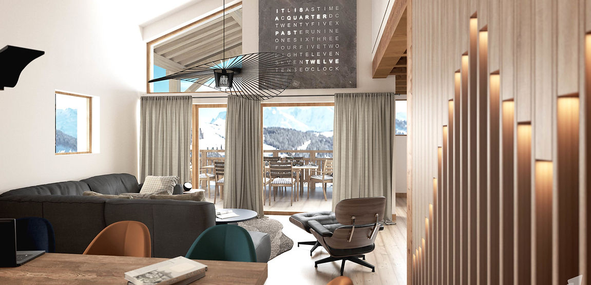 Chalet à Megève | Agencement sur mesure & déco chalet contemporain