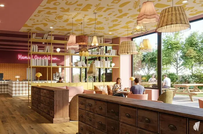 Aménagement et décoration d'un restaurant à Annecy par l'architecte d'intérieur Studio Coralie Vasseur