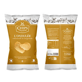 sachet La Chips d'Allauch L'Ondulée 125g