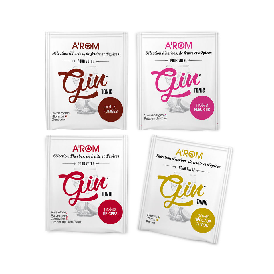 sachets packaging A'rom