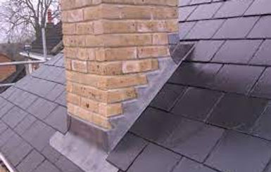 Chimney flashing cork