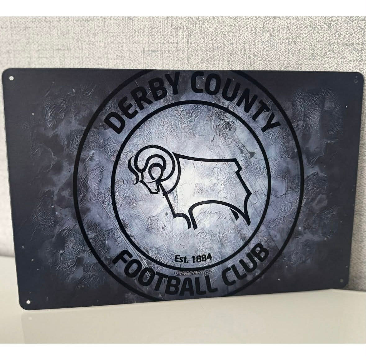Derby Metal Plaque