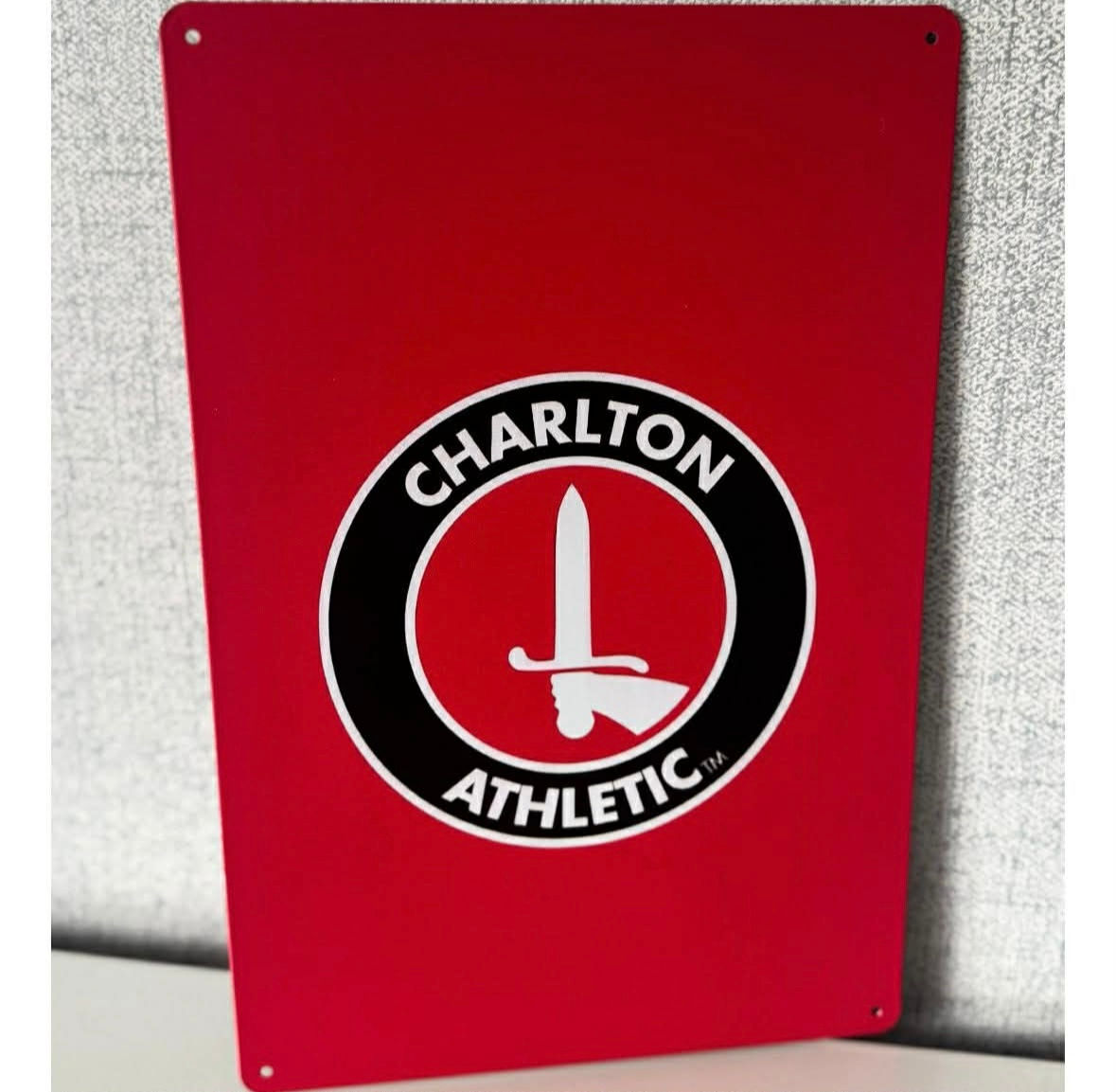 Charlton Metal Plaque