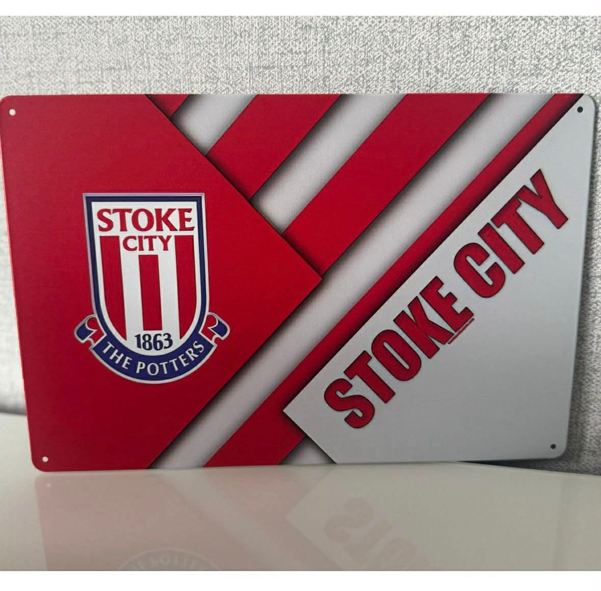Stoke Metal Plaque