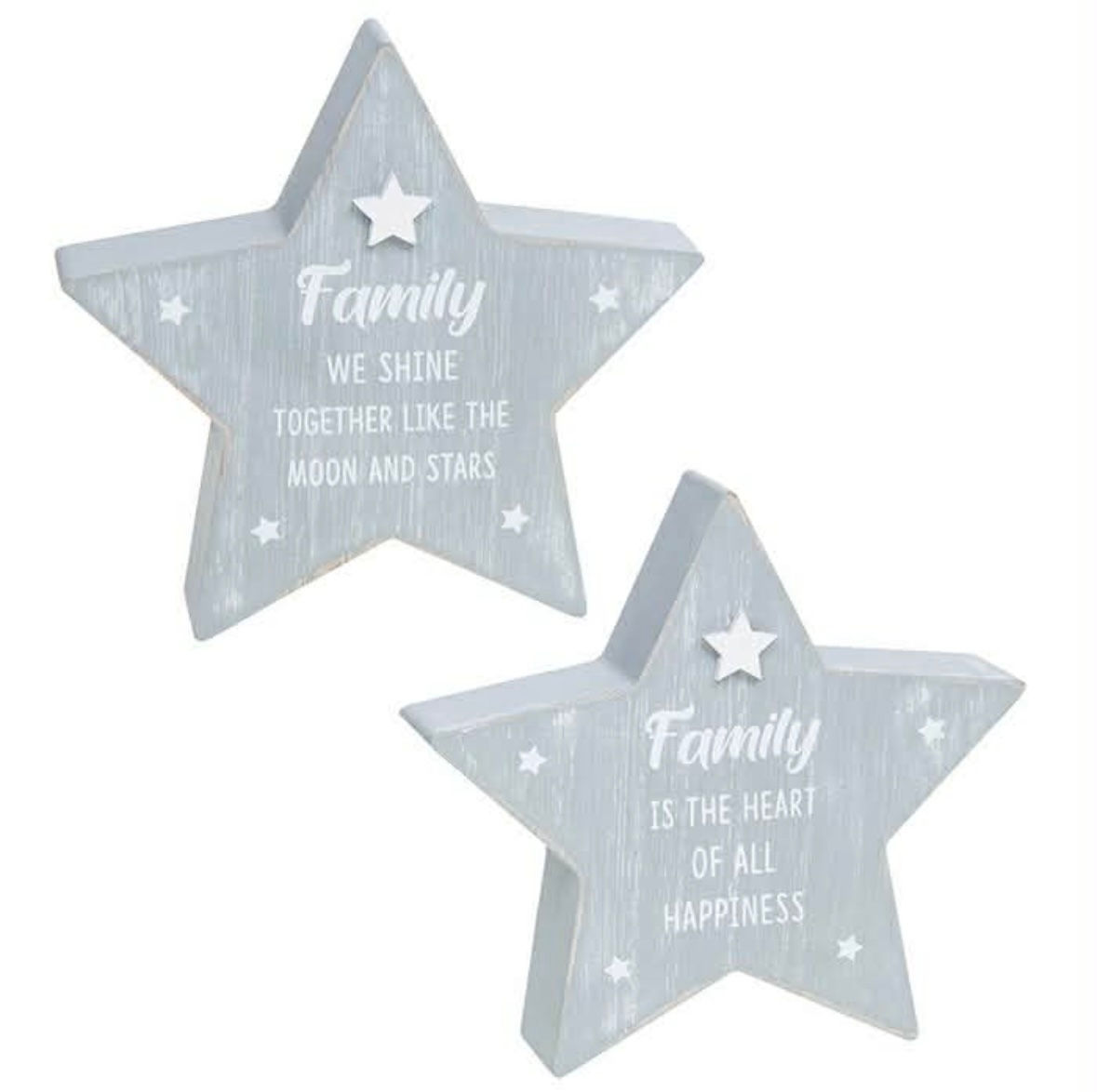 Wooden Star Blocks - Family