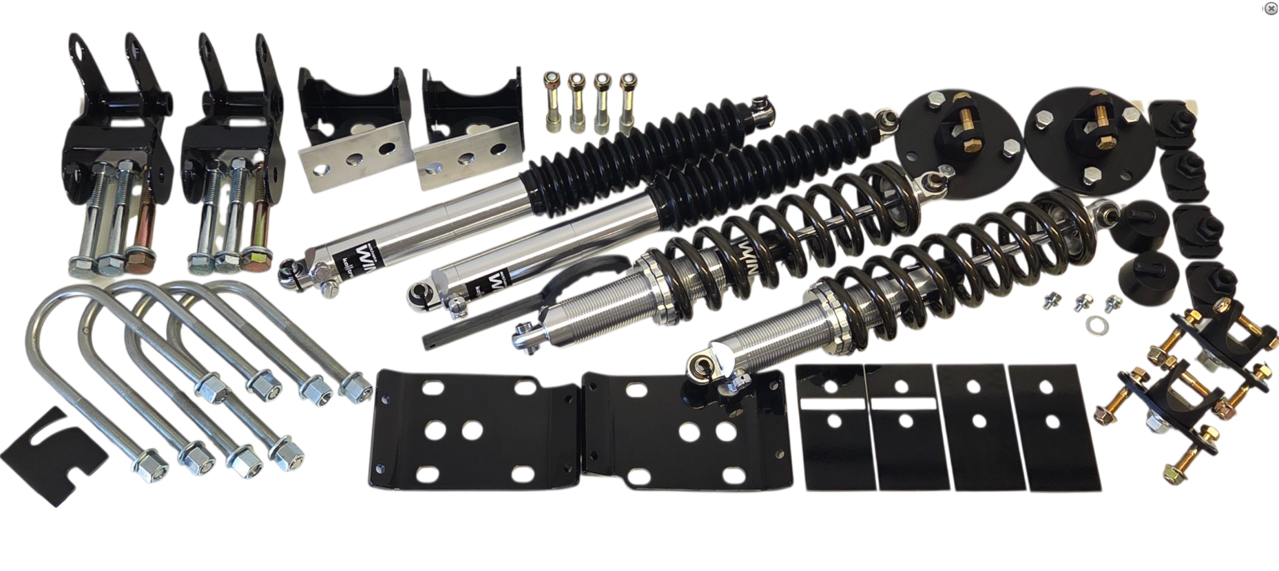 2015+ F150 Adjustable Lowering Kit, 3/5 Drop, BEARING, RACE
