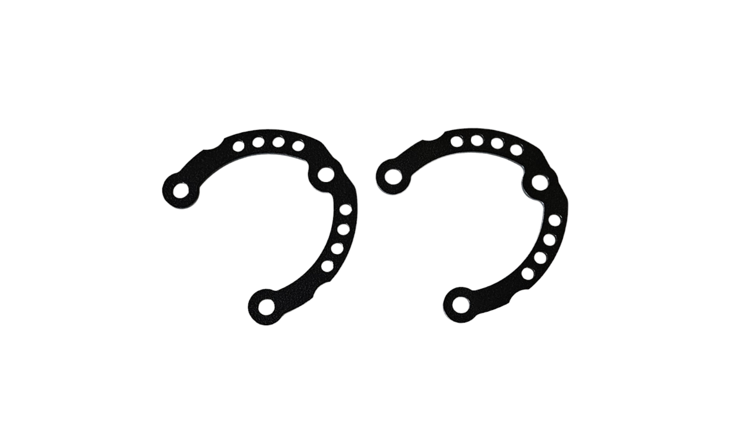 S550 / S650 Mustang Front Strut Spacer Kit, 0.250" Rise