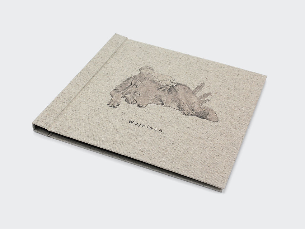 Miniatura: album baśniowy SEN z wilkiem