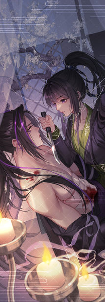 掌門太忙同人圖，委託，約稿，半身，插畫，花陵