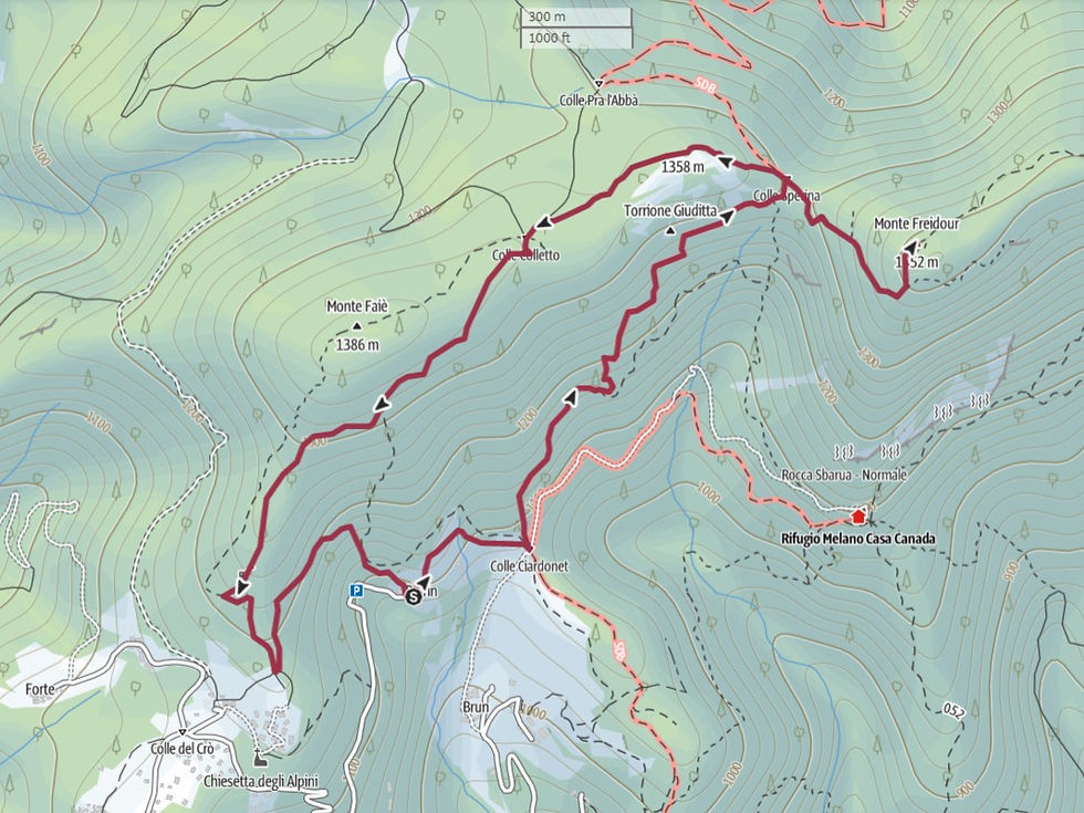 Monte Freidour da B.ta Dairin