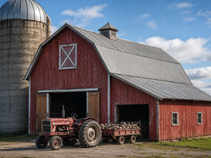 AI, not actual silo and barn.