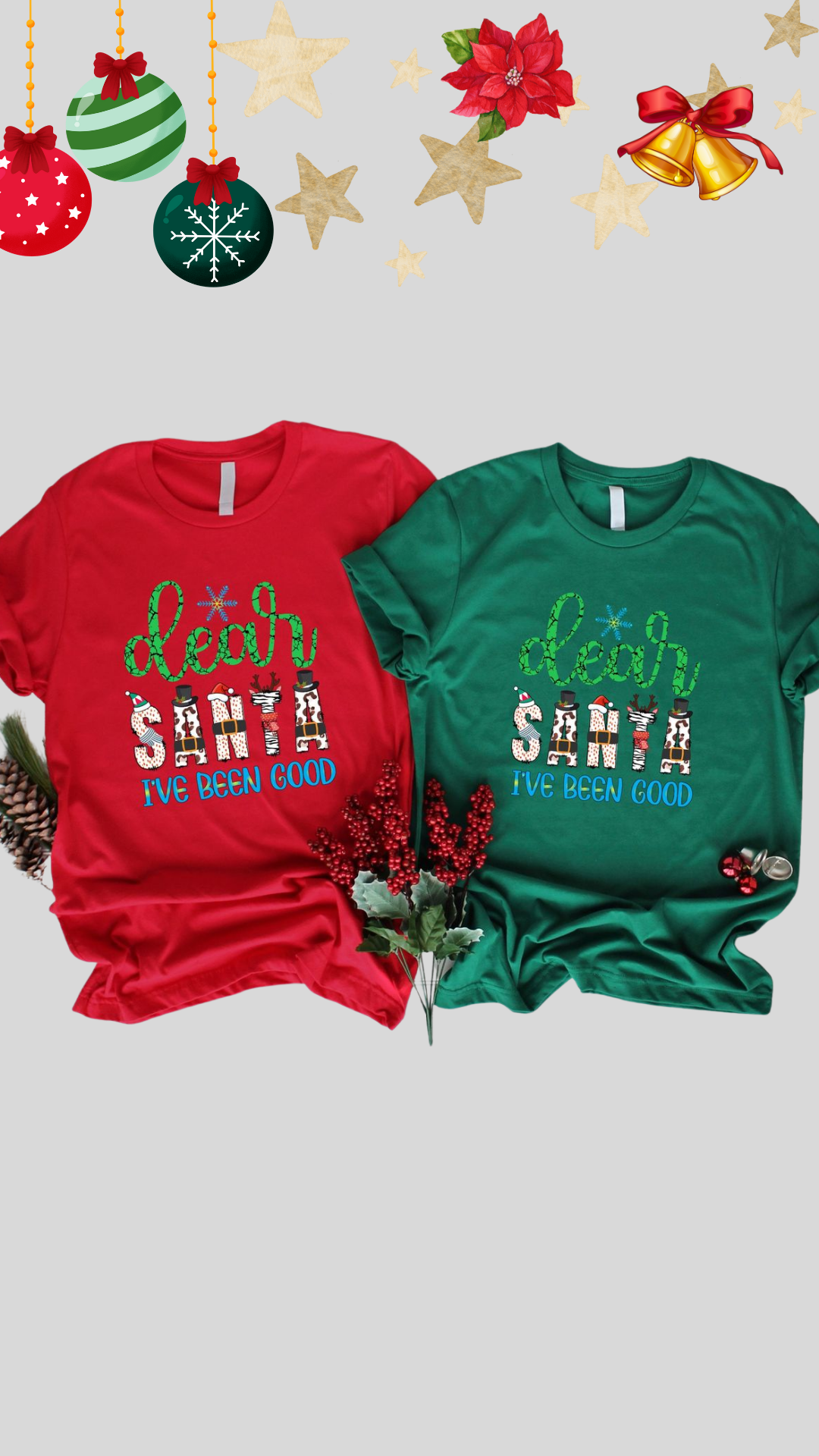 Duo De Playeras  Dear Santa