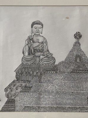 “Doodling Chan—Venerable Youji's Art Exhibition” Opens at Fo Guang Shan North Carolina, Sharing Peace and Wisdom Through Doodling Chan Creations