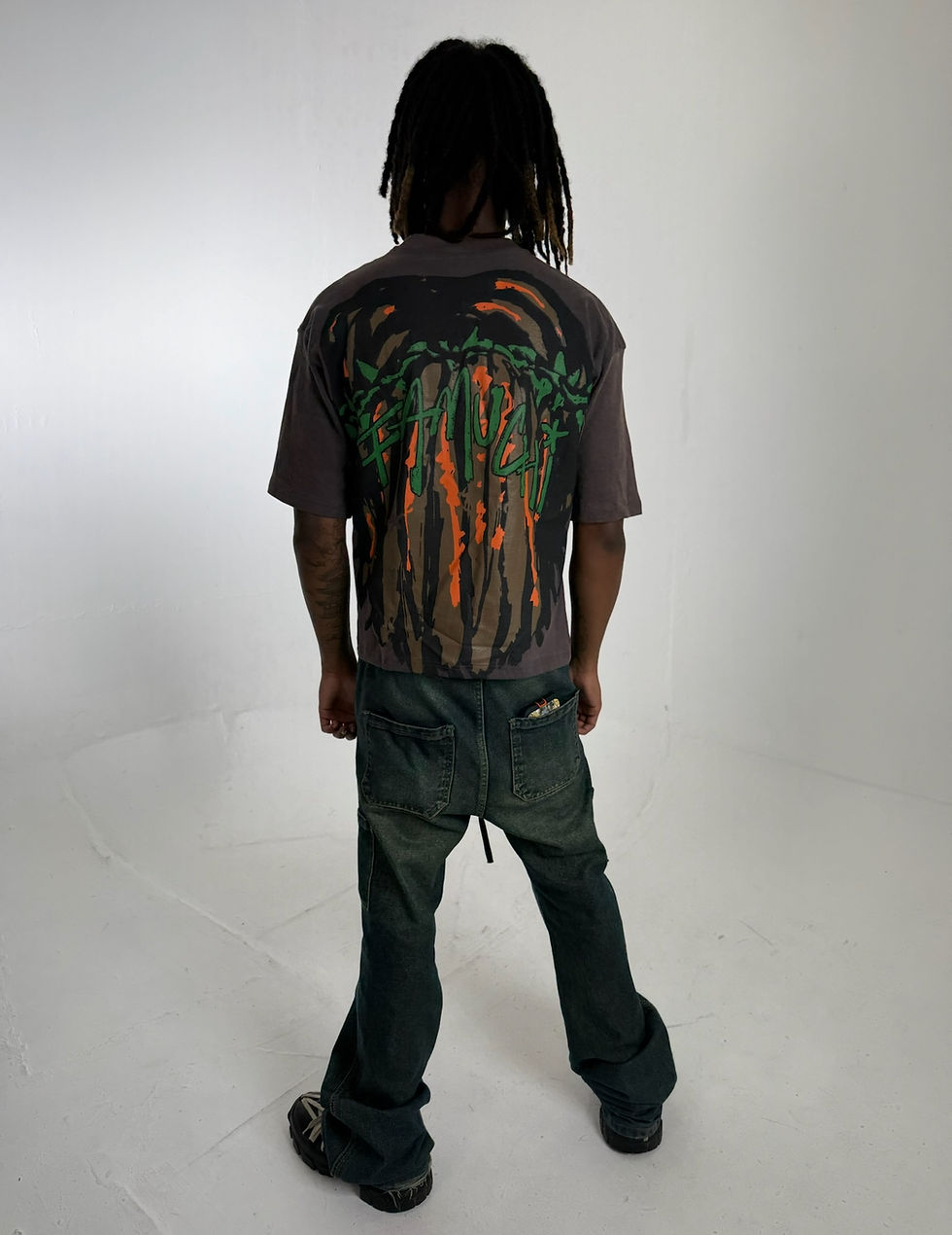 Thumbnail: THE  IMMANUEL supreme authority TEE (ACID GREY)