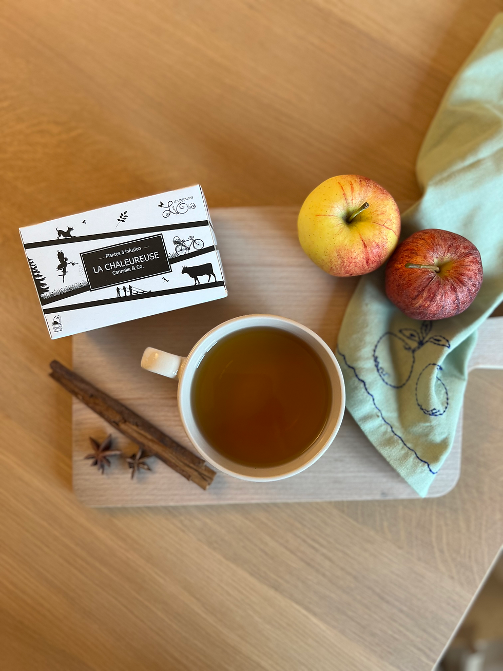 Mocktail chaud dry january à l'infusion La chaleureuse