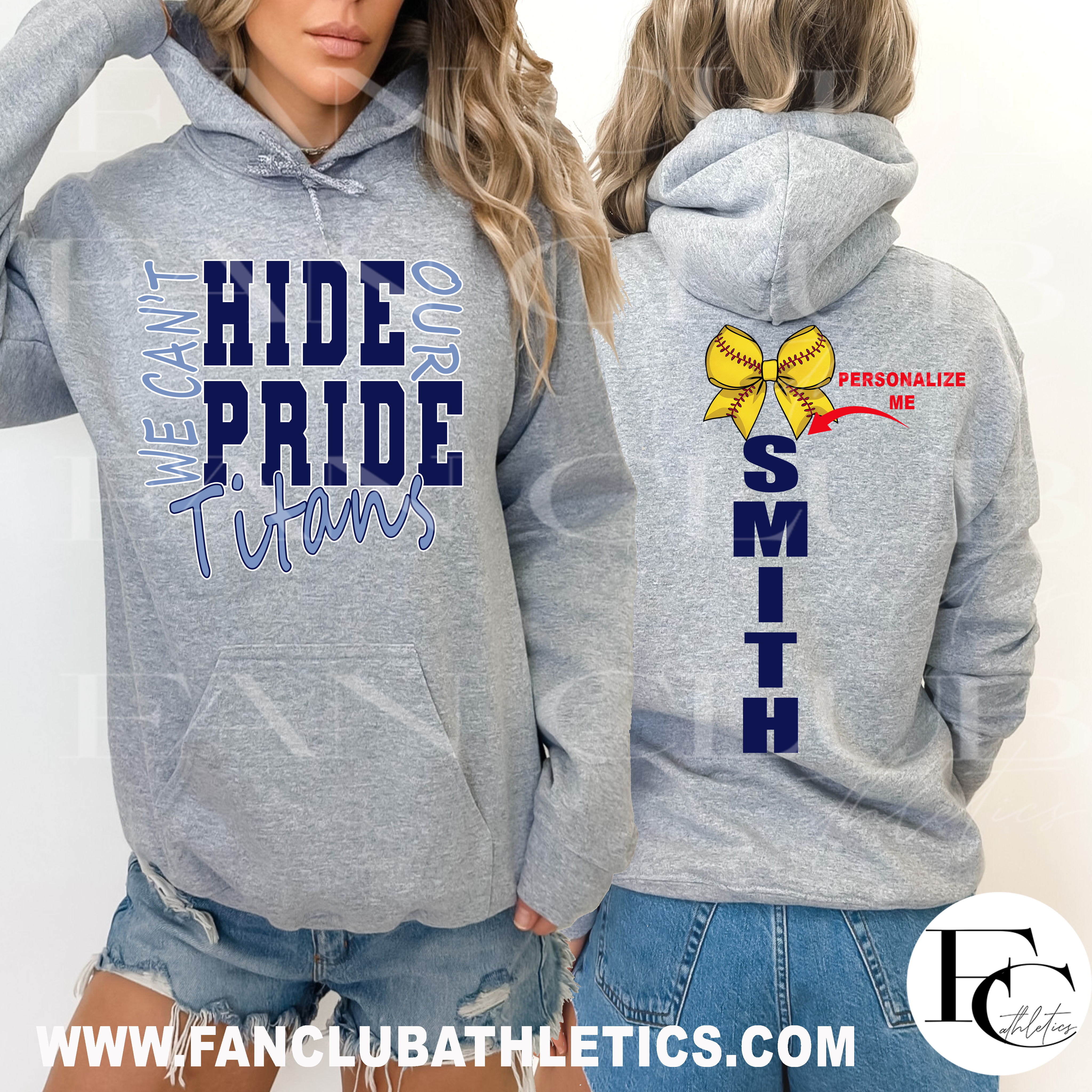 DS Softball Pride with back personalization