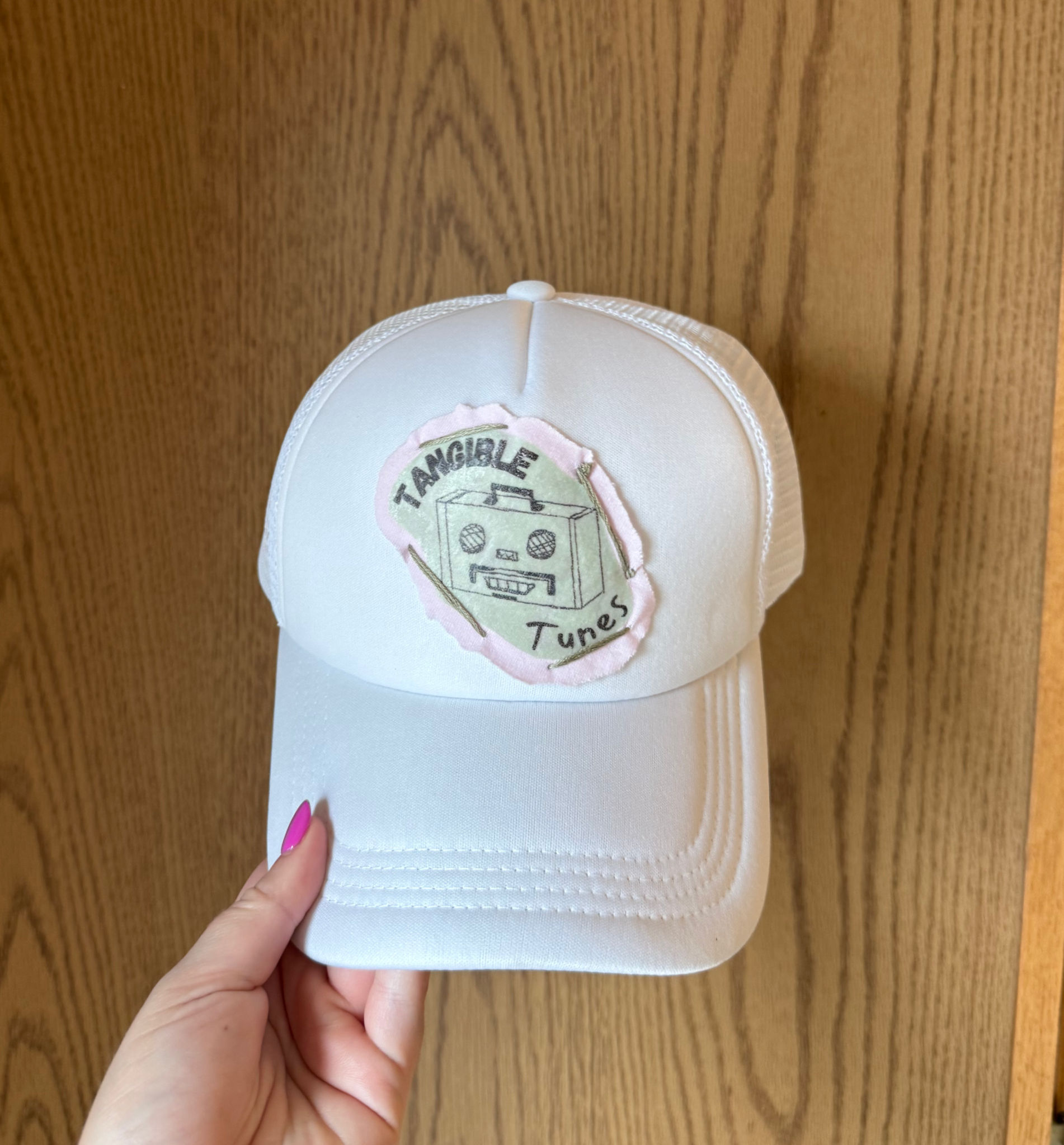 White Trucker Hat
