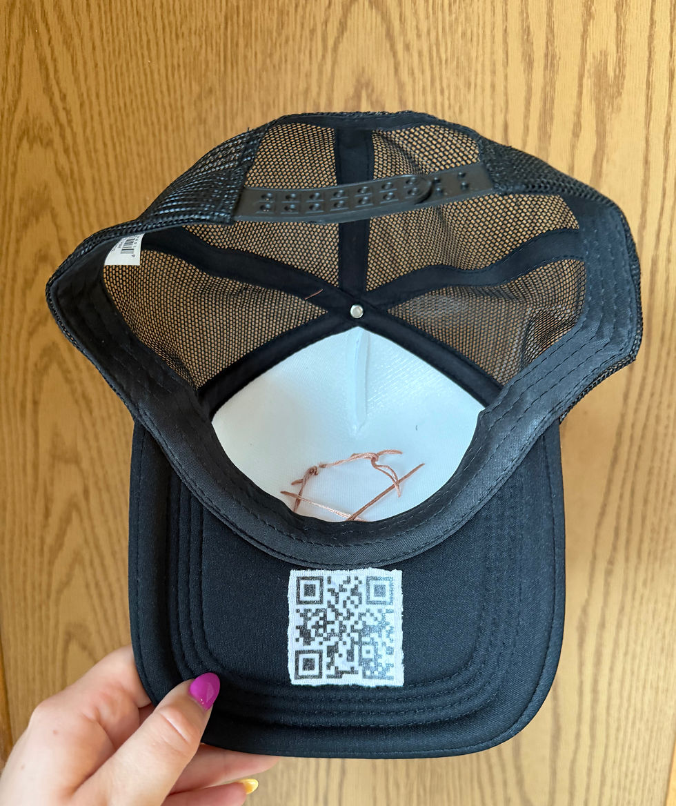 Thumbnail: Black and White Trucker Hat