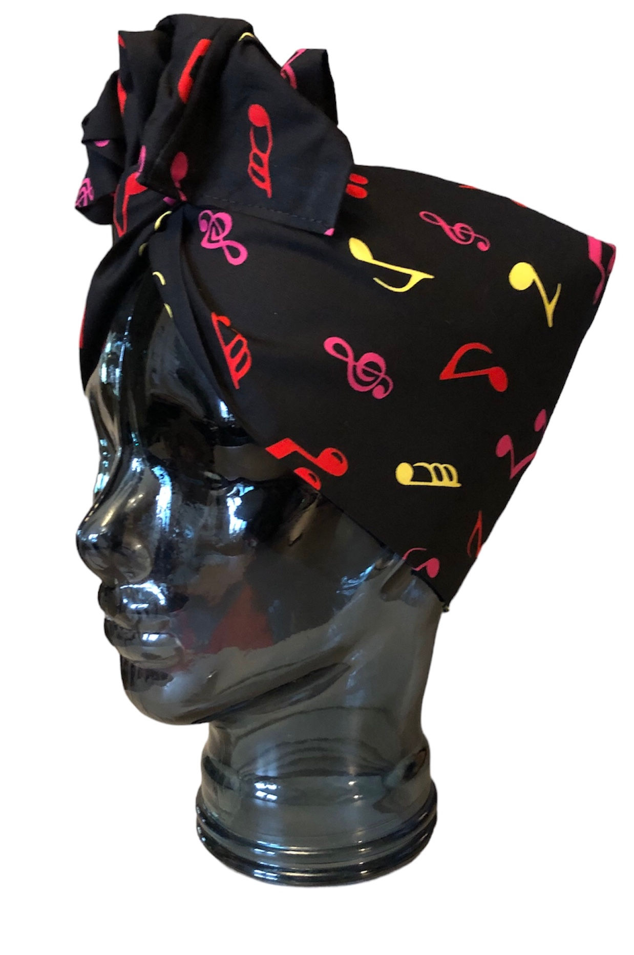 Musical Notes Wide Twisted Turban