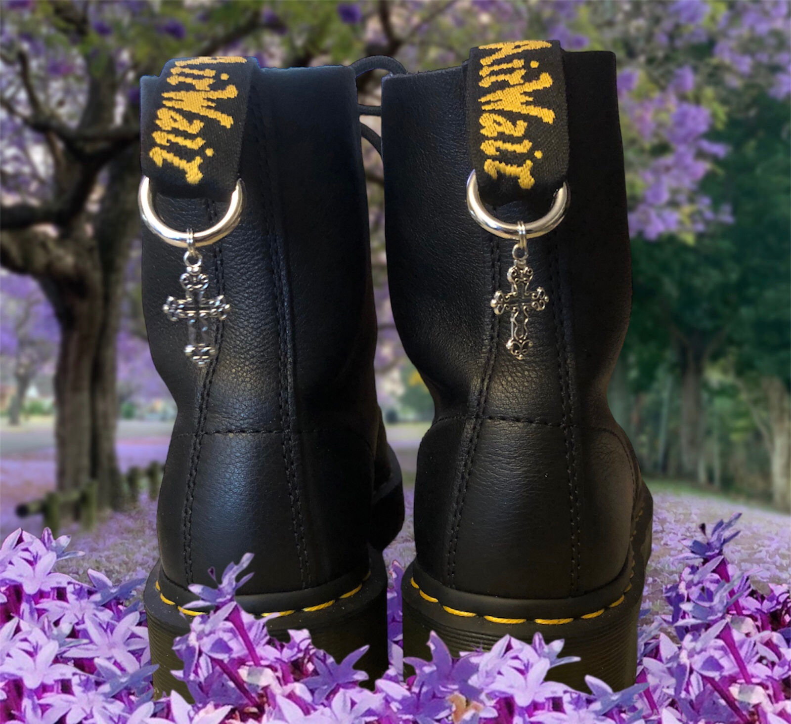 Gothic Cross Doc Danglers