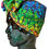 Thumbnail: Rainbow Butterflies Wide Twisted Turban