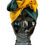 Thumbnail: Bottle Green Mustard Cotton Duo Twisted Turban