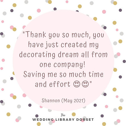 A customer review of The Wedding Library