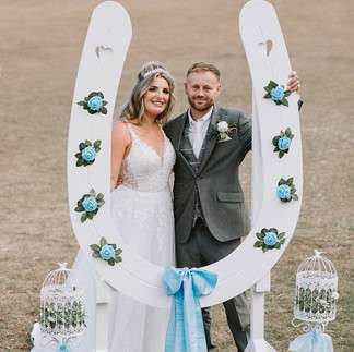 Bride & Groom at a Village Hall Wedding