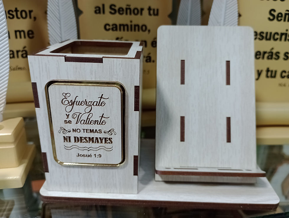 Miniatura: Porta lapicero porta celular 