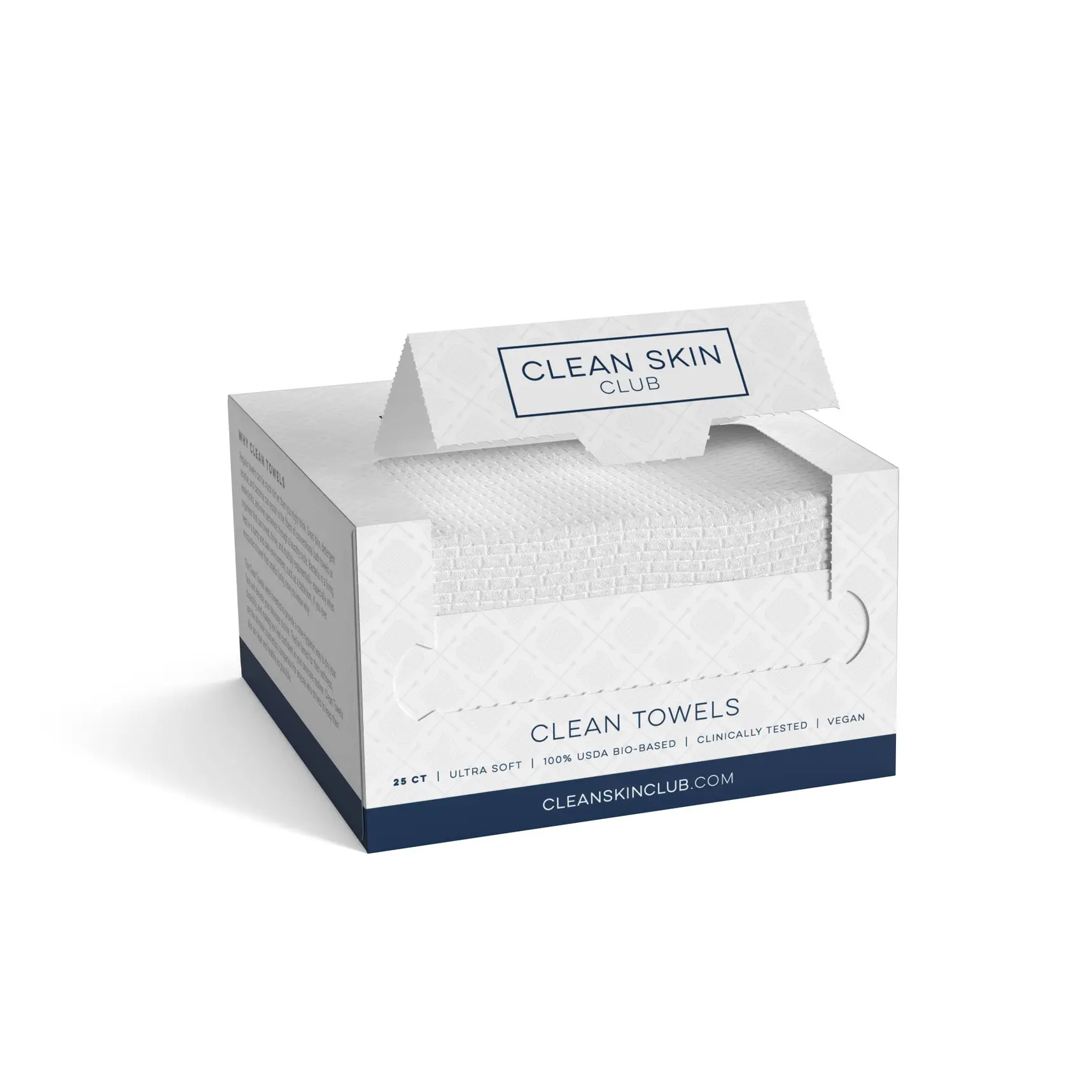 Clean Skin Club Clean Towels™ Disposable Face Towels