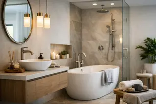 Baño elegante y funcional sin renunciar al estilo