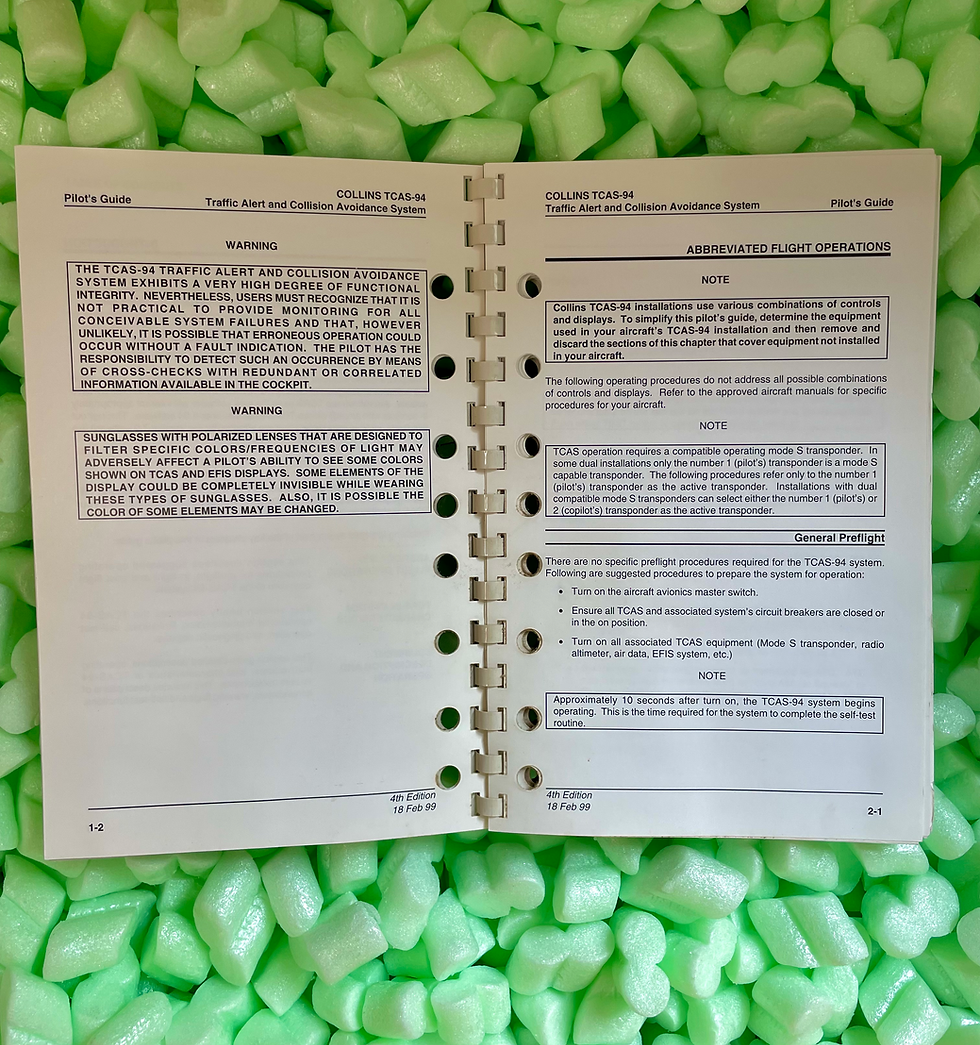 Miniaturbild: TCAS Pilot Manual