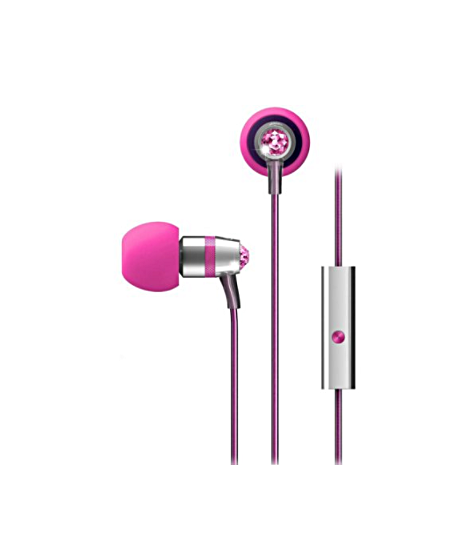 Thumbnail: Crystal by MEE audio In-Ear Headphones with Microphone Made with Swarovski Cryst