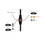 Thumbnail: Cellet Square 3.5mm Flat Wire Stereo Hands-Free Ear Buds, White/Black