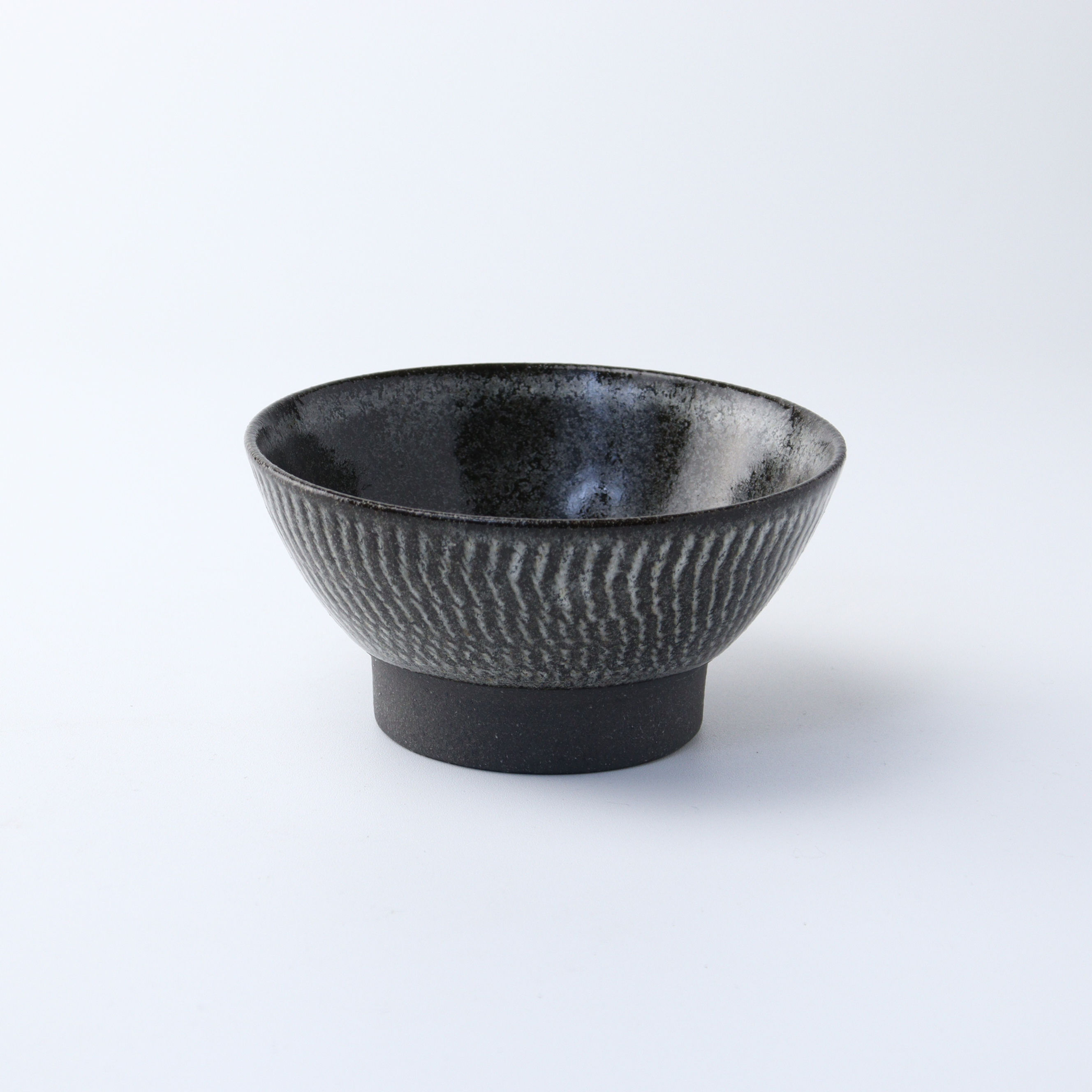 ブラックカンナ 茶碗