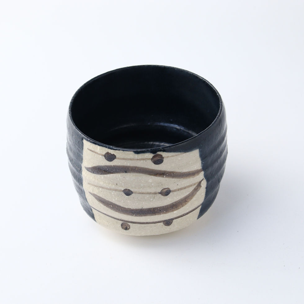 サムネイル： 黒織部 抹茶碗