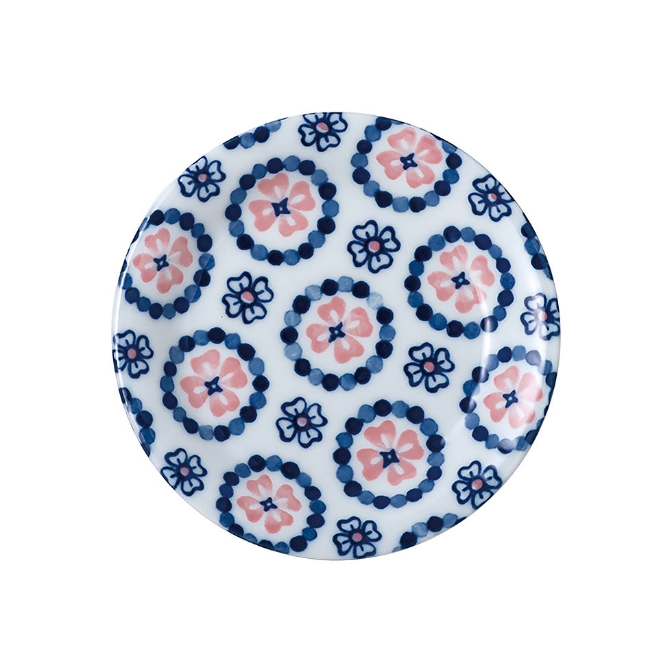 PF-422 Pink chintz small plate